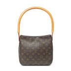 Shoulder Bag Looping MM Brown Monogram Canvas