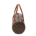 Handbag Papillon 30 Brown Monogram Canvas