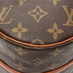 Handbag Papillon 30 Brown Monogram Canvas