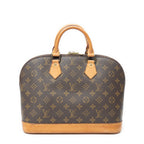 Handbag Alma PM Brown Monogram Canvas