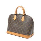 Handbag Alma PM Brown Monogram Canvas