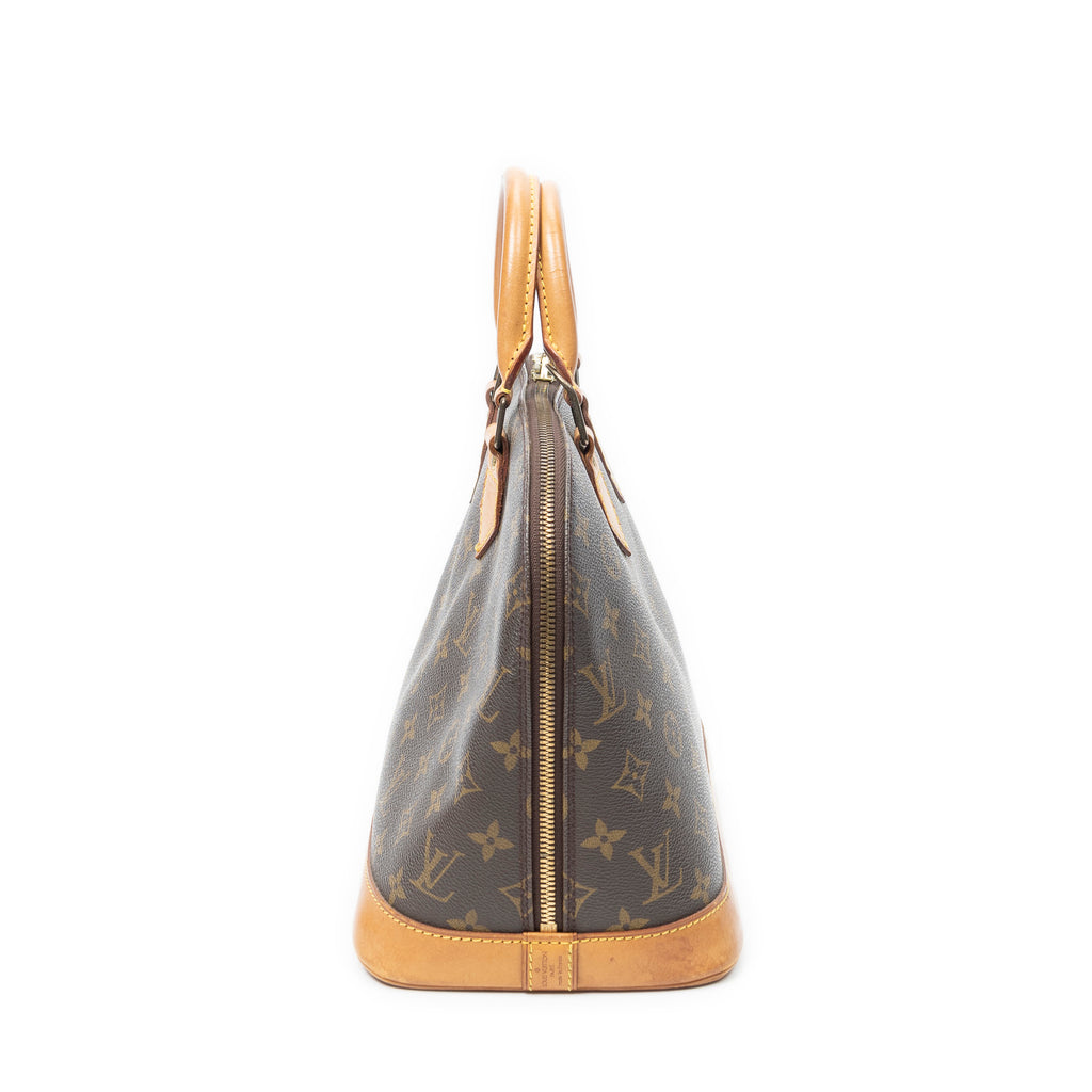 Handbag Alma PM Brown Monogram Canvas