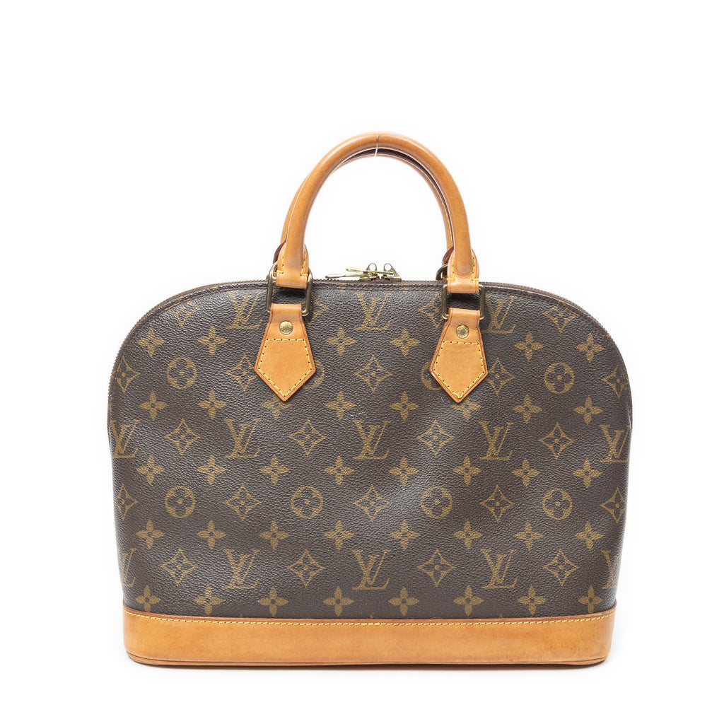Handbag Alma PM Brown Monogram Canvas