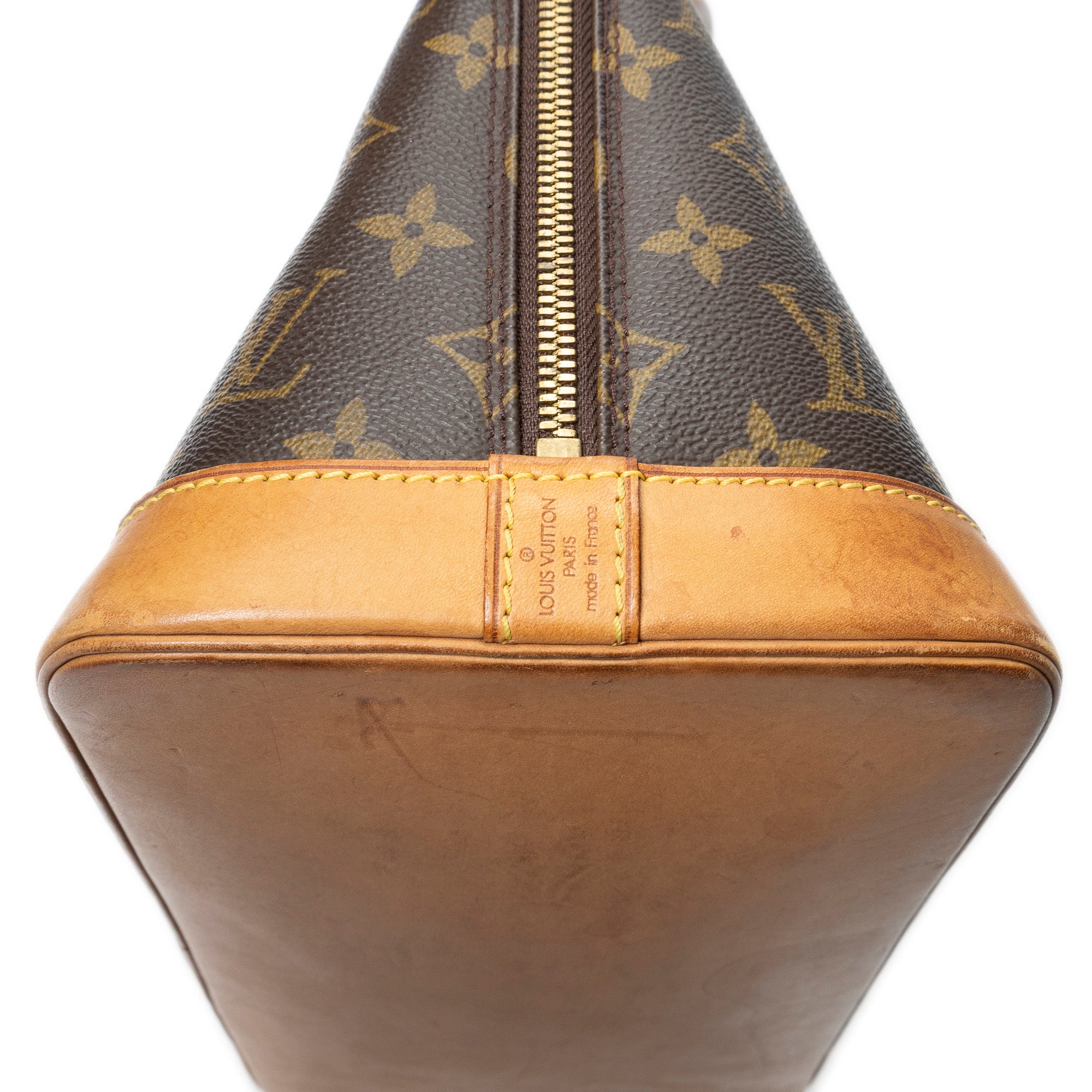 Handbag Alma PM Brown Monogram Canvas