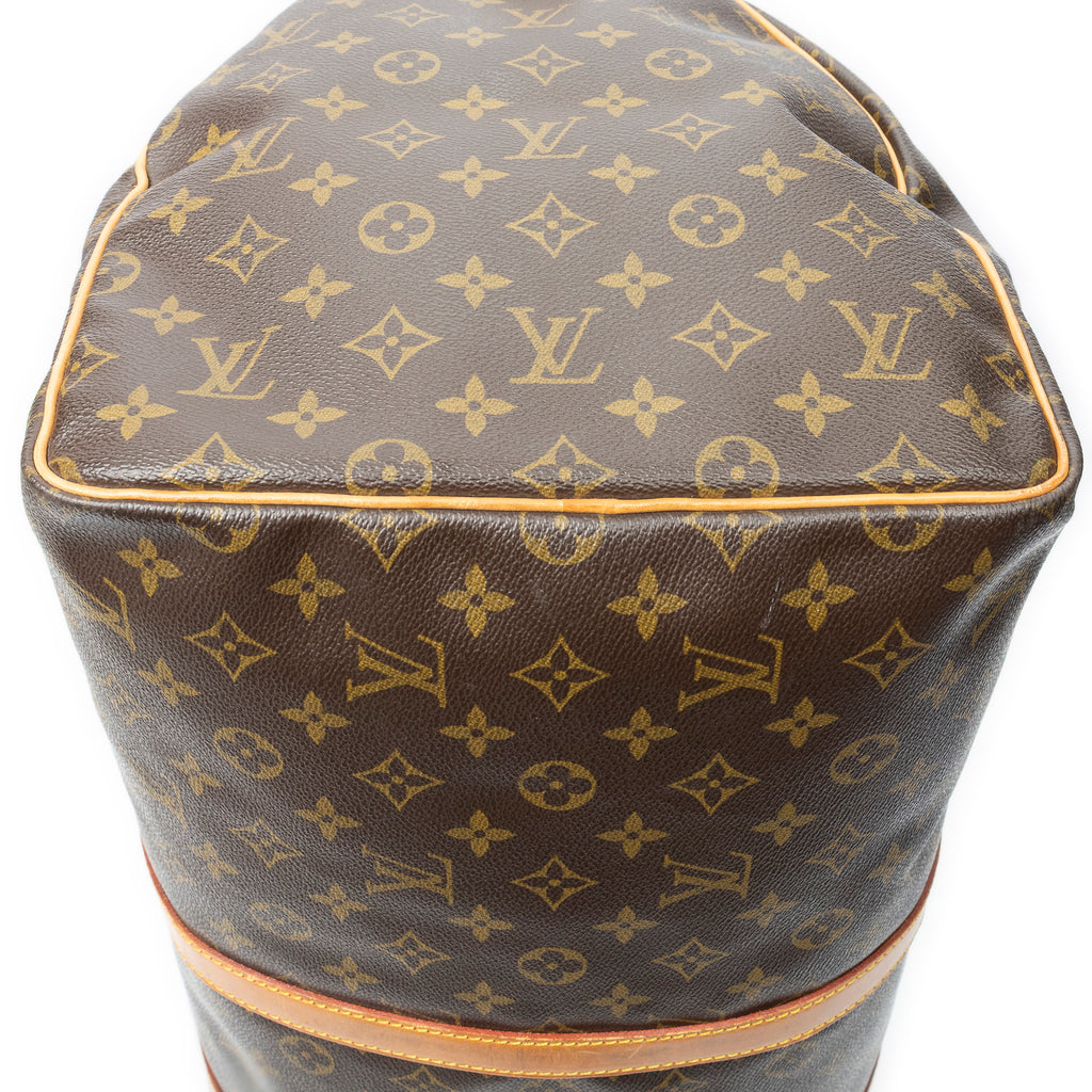 Travel Bag Keepall 55 Brown Monogram Canvas