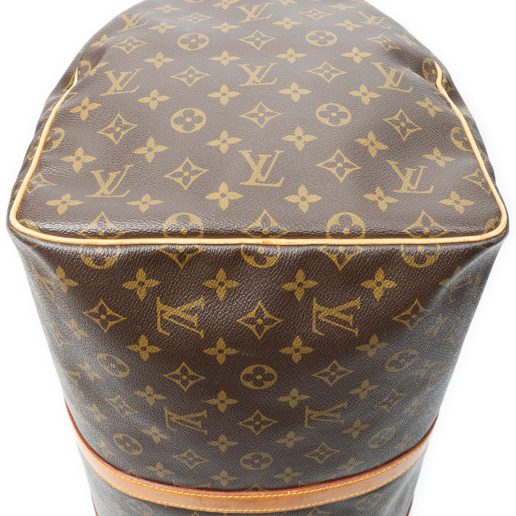 Travel Bag Keepall 55 Brown Monogram Canvas