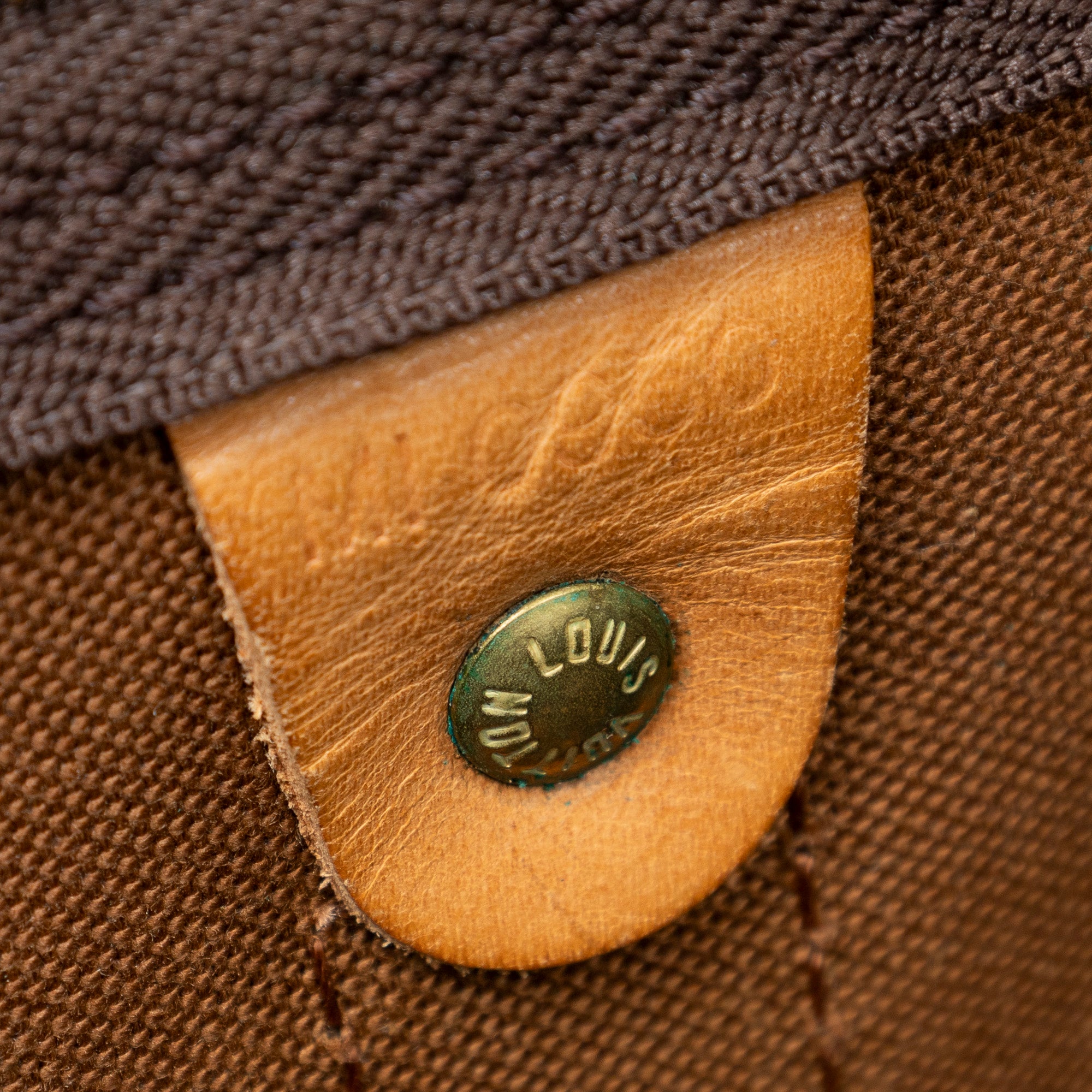 Travel Bag Keepall 55 Brown Monogram Canvas