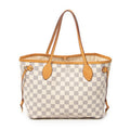 Handbag Neverfull PM Ivory Damier Azur