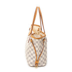 Handbag Neverfull PM Ivory Damier Azur