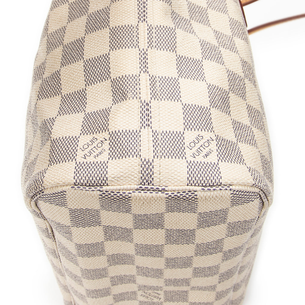 Handbag Neverfull PM Ivory Damier Azur