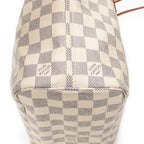 Handbag Neverfull PM Ivory Damier Azur