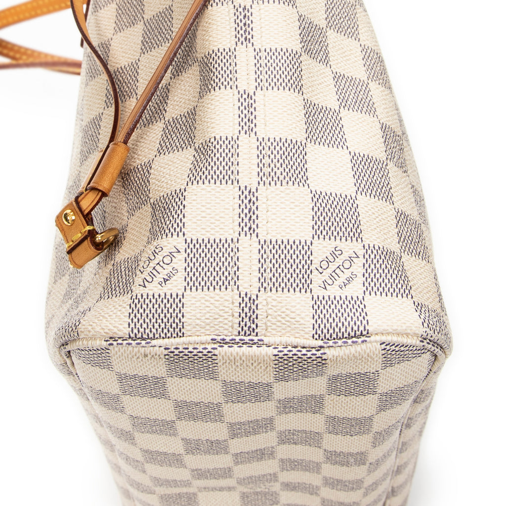 Handbag Neverfull PM Ivory Damier Azur