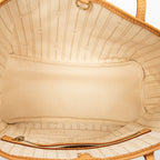 Handbag Neverfull PM Ivory Damier Azur
