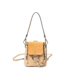 Mochila Mini Faye Piel de Becerro Beige