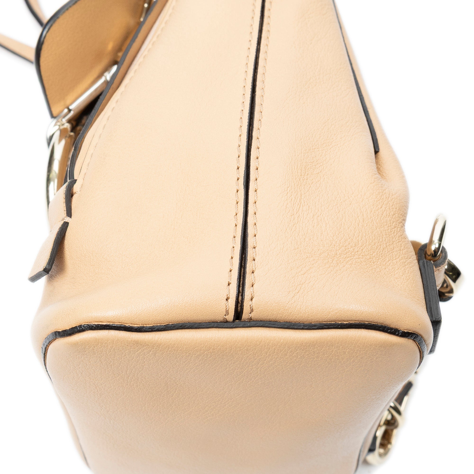 Backpack Mini Faye Backpack Beige Calfskin Leather