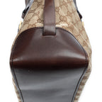 Handbag Horizontal Belt Tote Beige Monogrammed Canvas