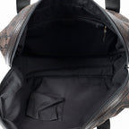 Shoulder Bag Laptop Bag Dark Brown Monogrammed Canvas