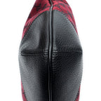 Shoulder Bag Small Hobo Red Monogrammed Canvas