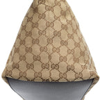 Shoulder Bag Medium Web Trapeze Tote Brown Monogrammed Canvas