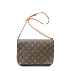 Shoulder Bag Musette Tango Brown Monogram Canvas