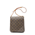 Shoulder Bag Musette Salsa Brown Monogram Canvas