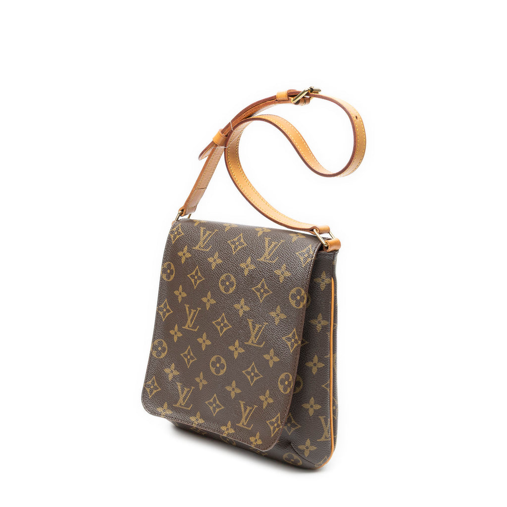 Shoulder Bag Musette Salsa Brown Monogram Canvas
