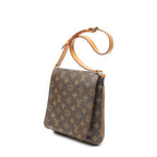 Shoulder Bag Musette Salsa Brown Monogram Canvas