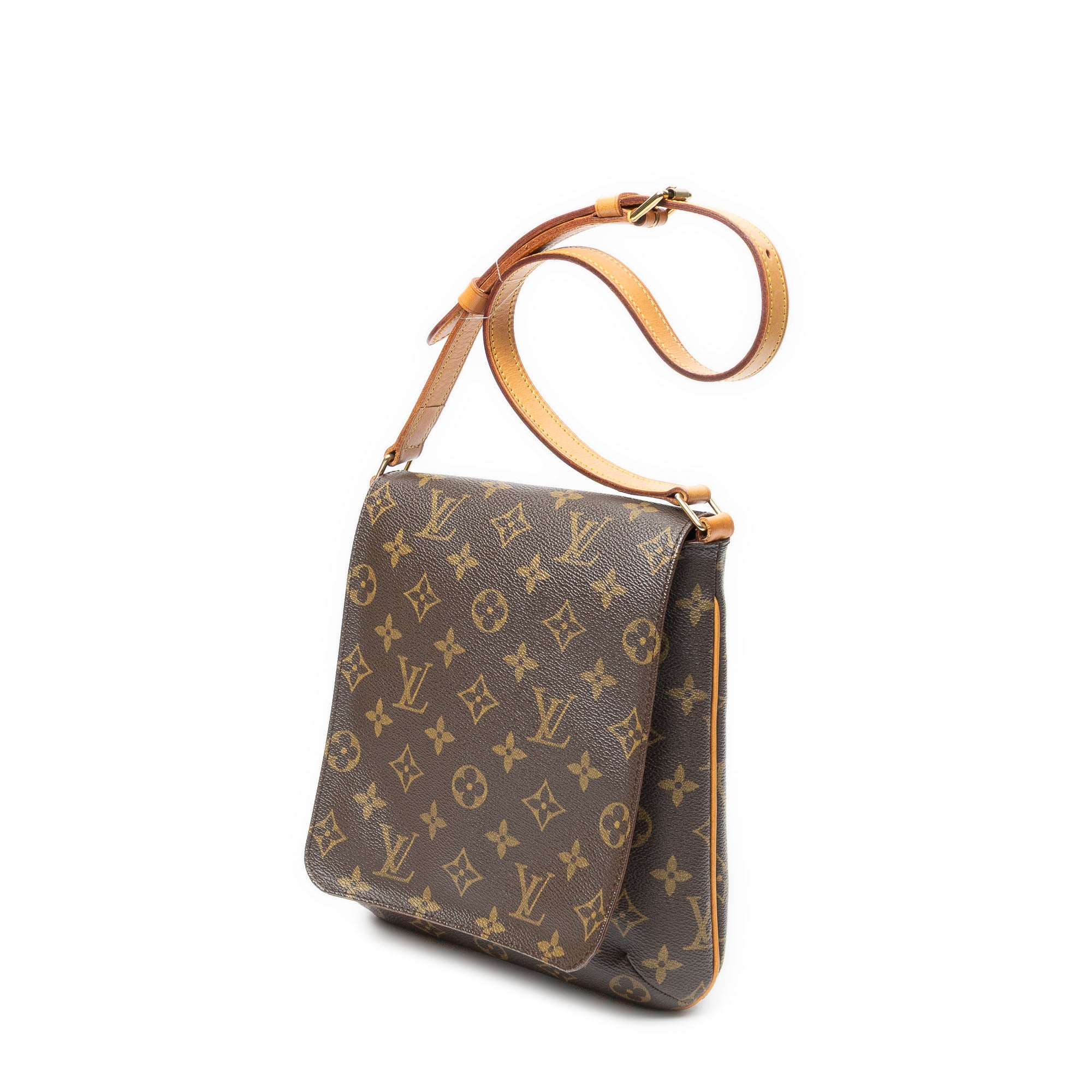 Shoulder Bag Musette Salsa Brown Monogram Canvas