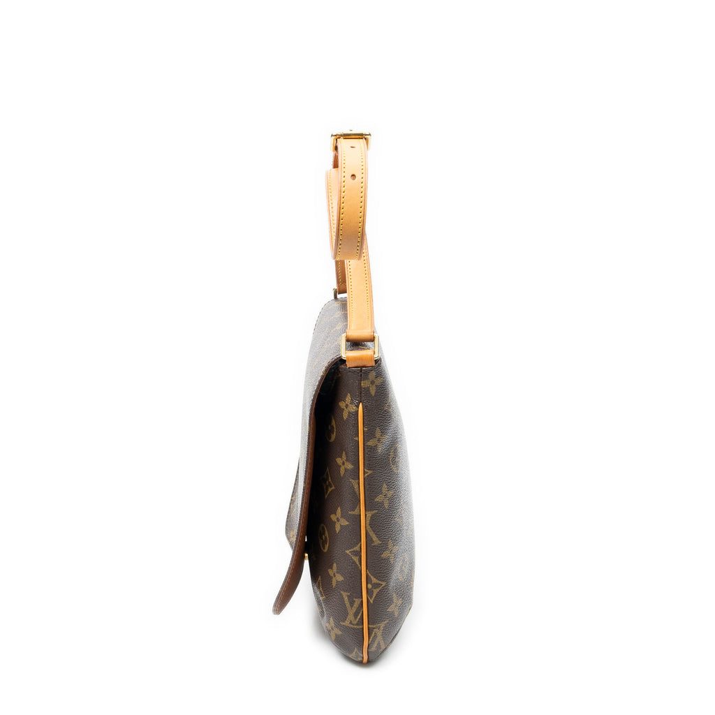 Shoulder Bag Musette Salsa Brown Monogram Canvas