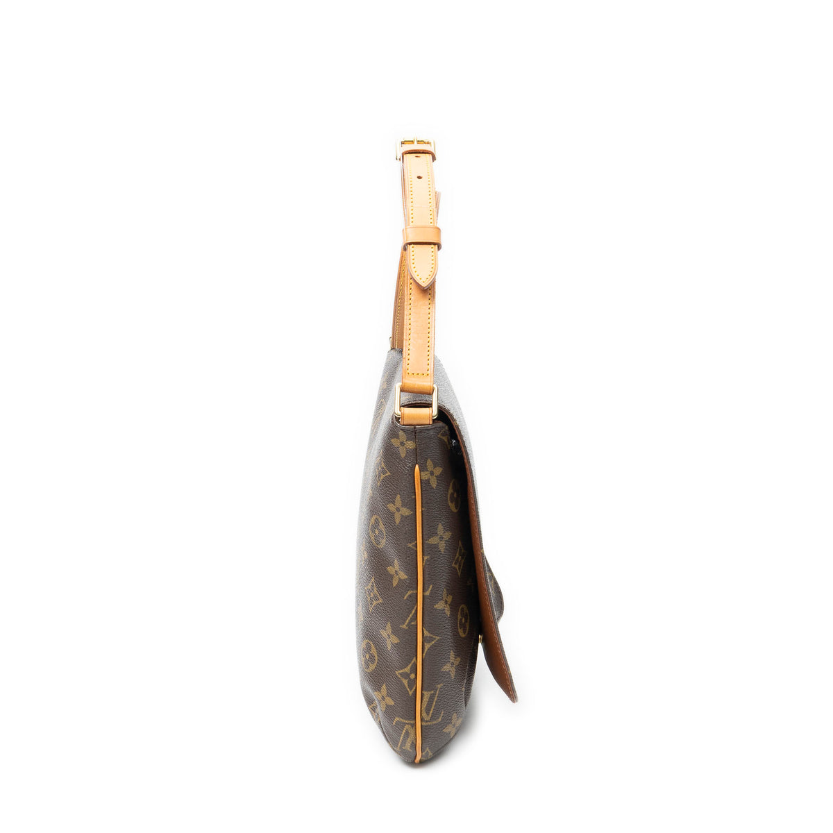 Shoulder Bag Musette Salsa Brown Monogram Canvas