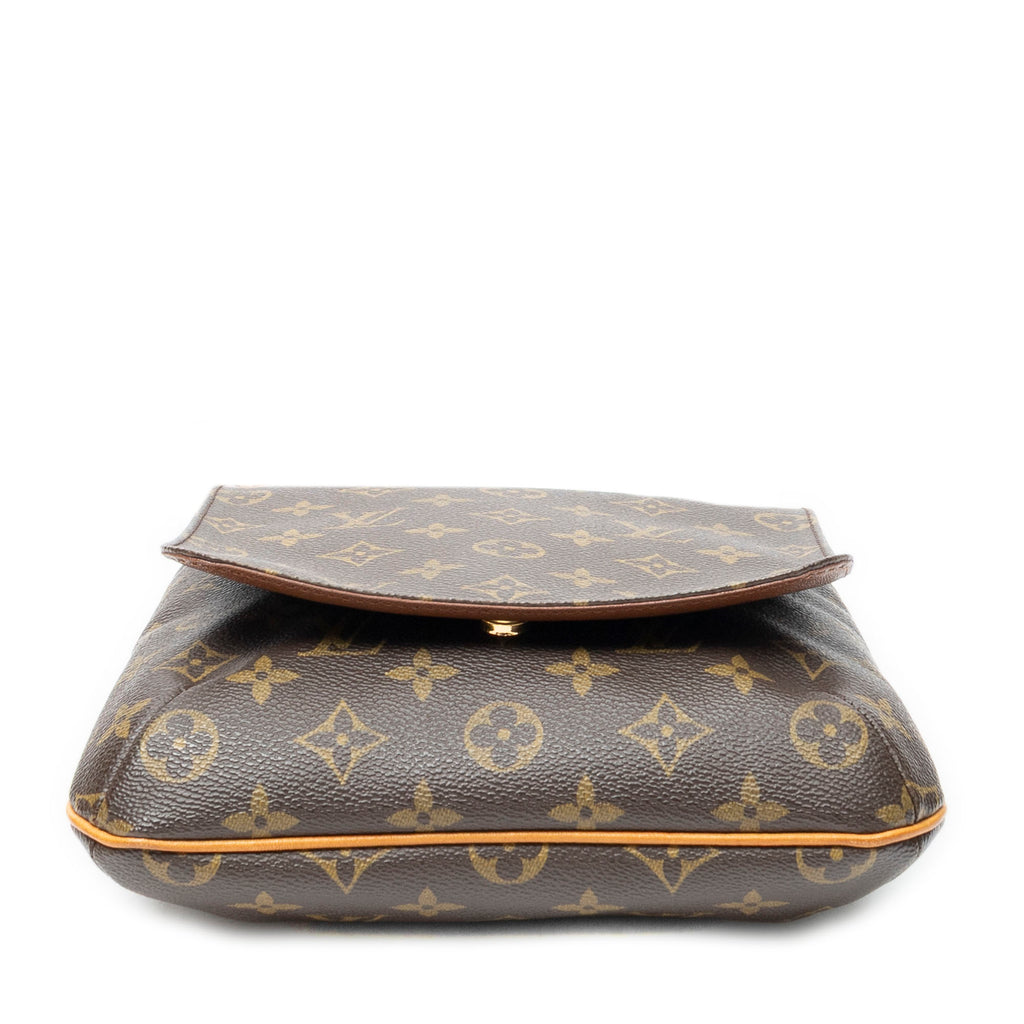 Shoulder Bag Musette Salsa Brown Monogram Canvas
