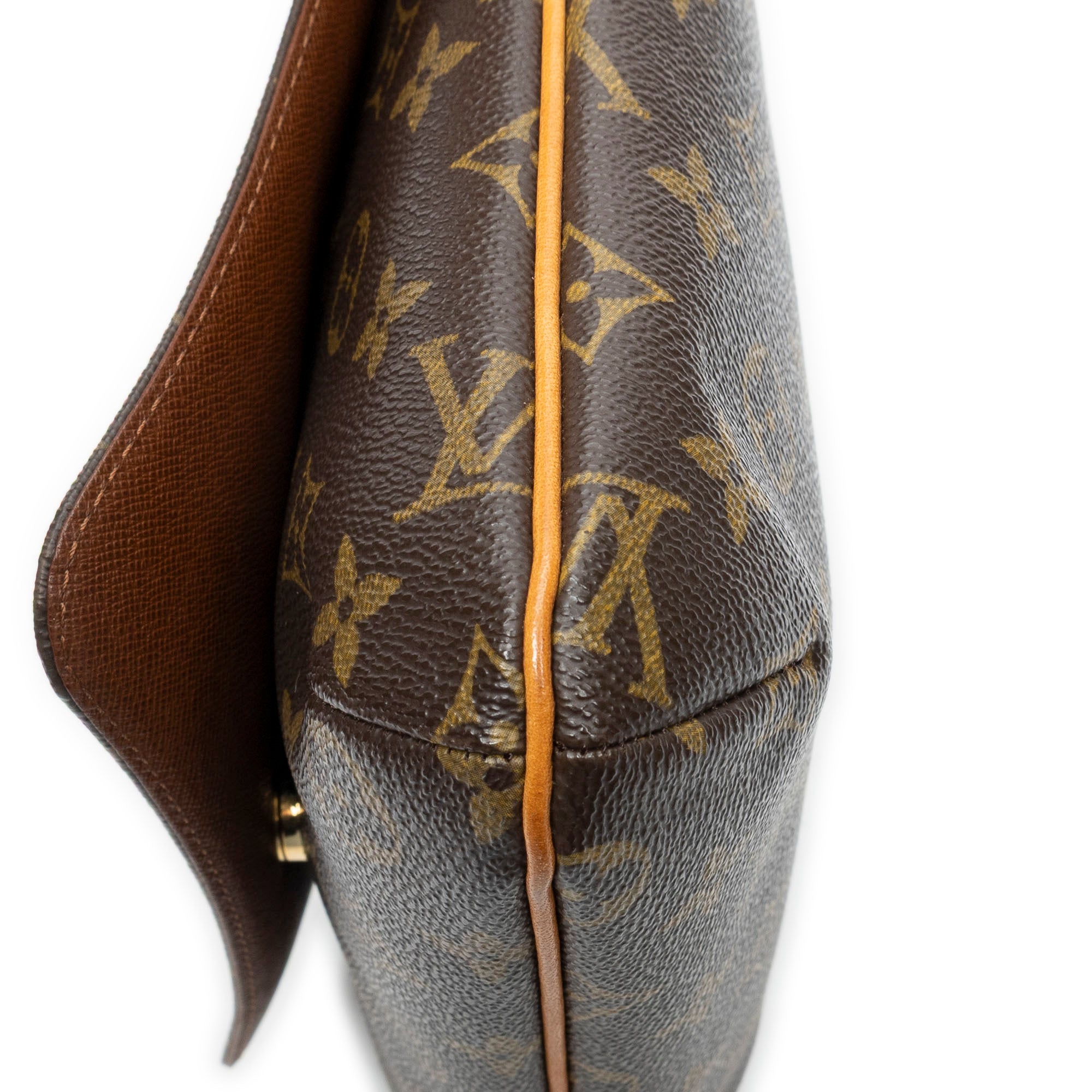 Shoulder Bag Musette Salsa Brown Monogram Canvas
