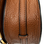 Shoulder Bag Micro Marcie Saddle Bag Brown Calfskin Leather