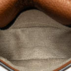 Shoulder Bag Micro Marcie Saddle Bag Brown Calfskin Leather