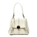 Shoulder Bag Penelope White Calfskin Leather