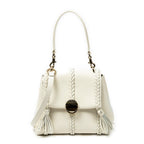 Shoulder Bag Penelope White Calfskin Leather