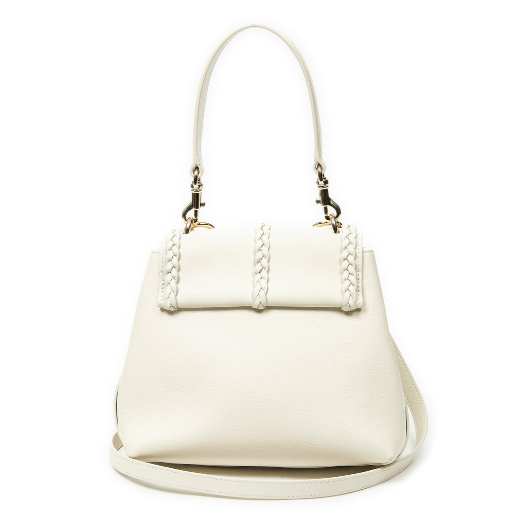 Shoulder Bag Penelope White Calfskin Leather