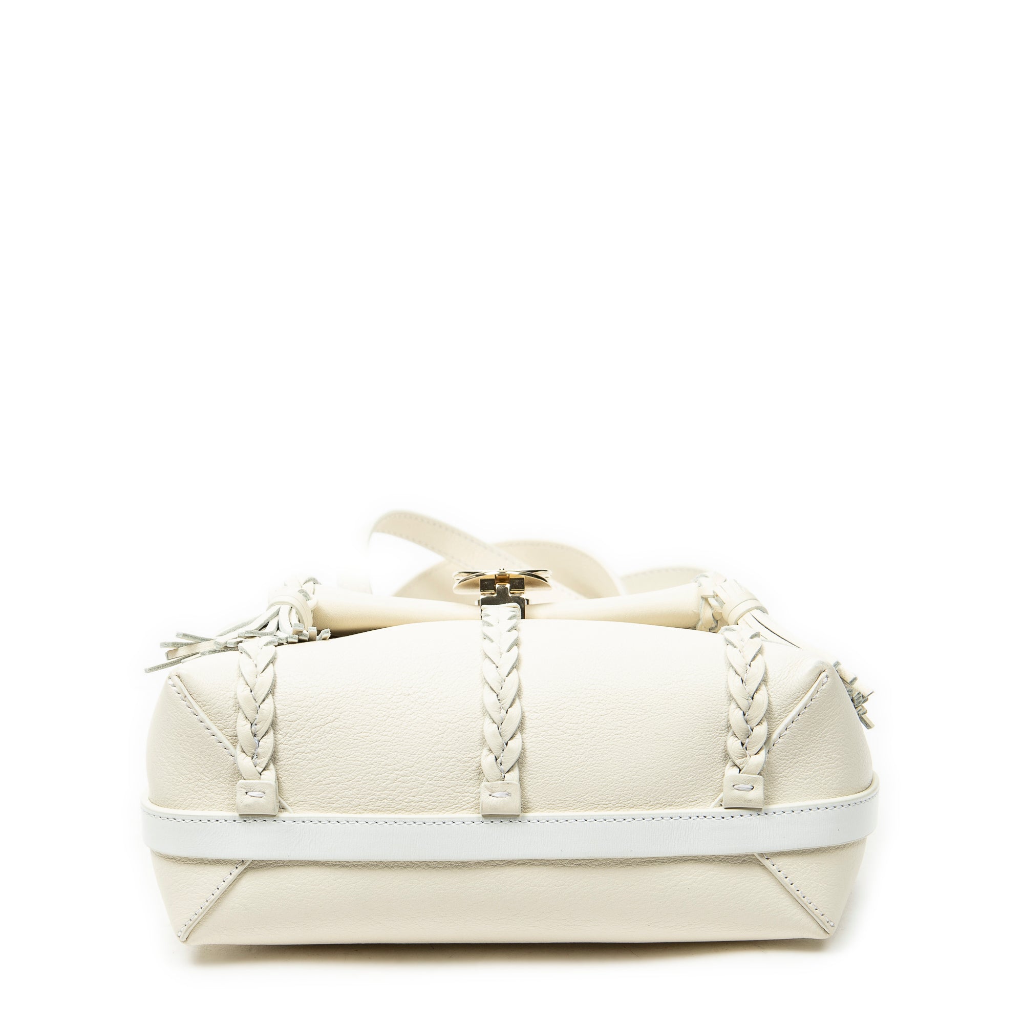 Shoulder Bag Penelope White Calfskin Leather