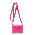 Shoulder Bag Mini Marmont Wallet On Chain Fuchsia Quilted GG Nylon Canvas