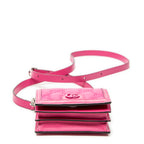 Shoulder Bag Mini Marmont Wallet On Chain Fuchsia Quilted GG Nylon Canvas