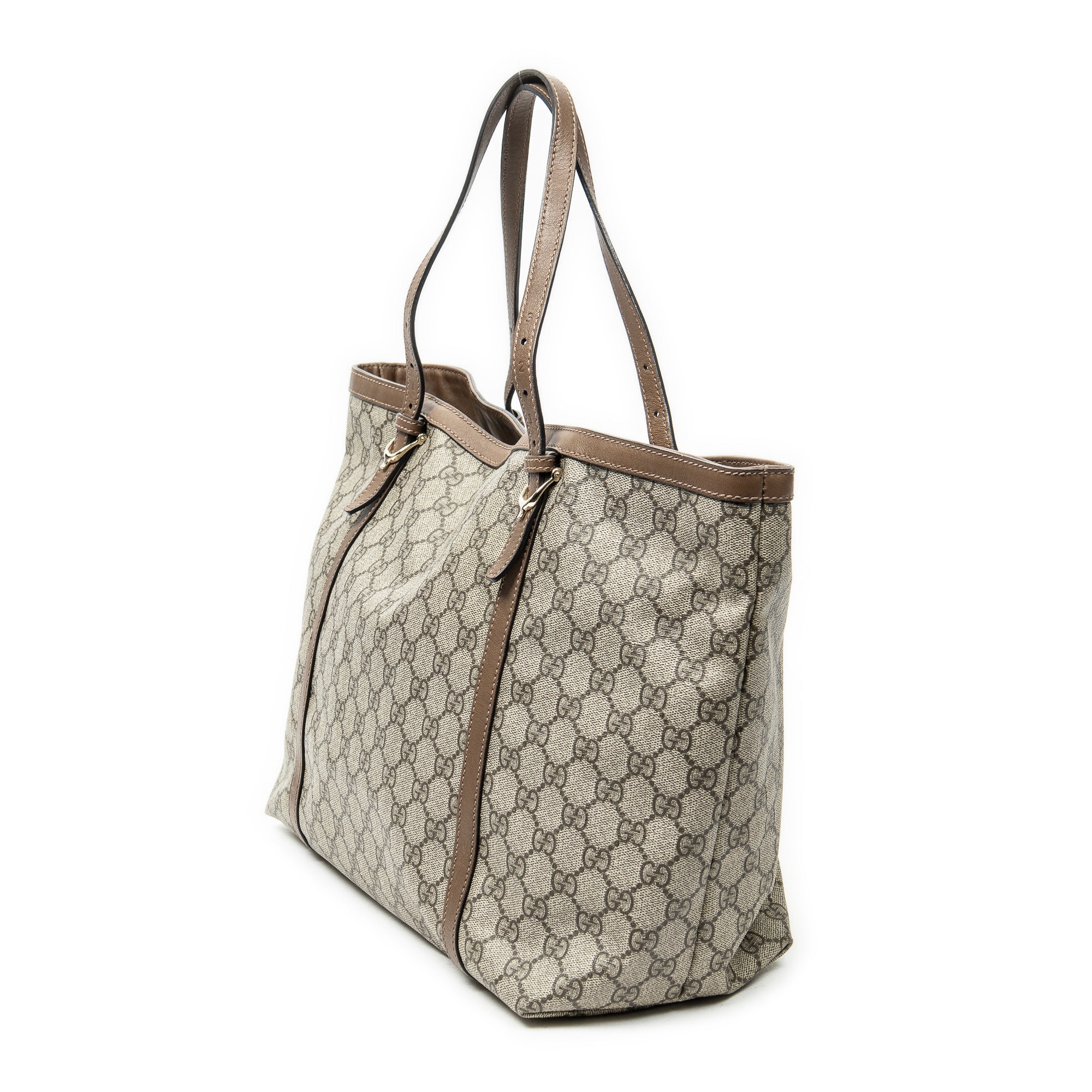 Shoulder Bag Nice Tote Beige Supreme Coated Canvas