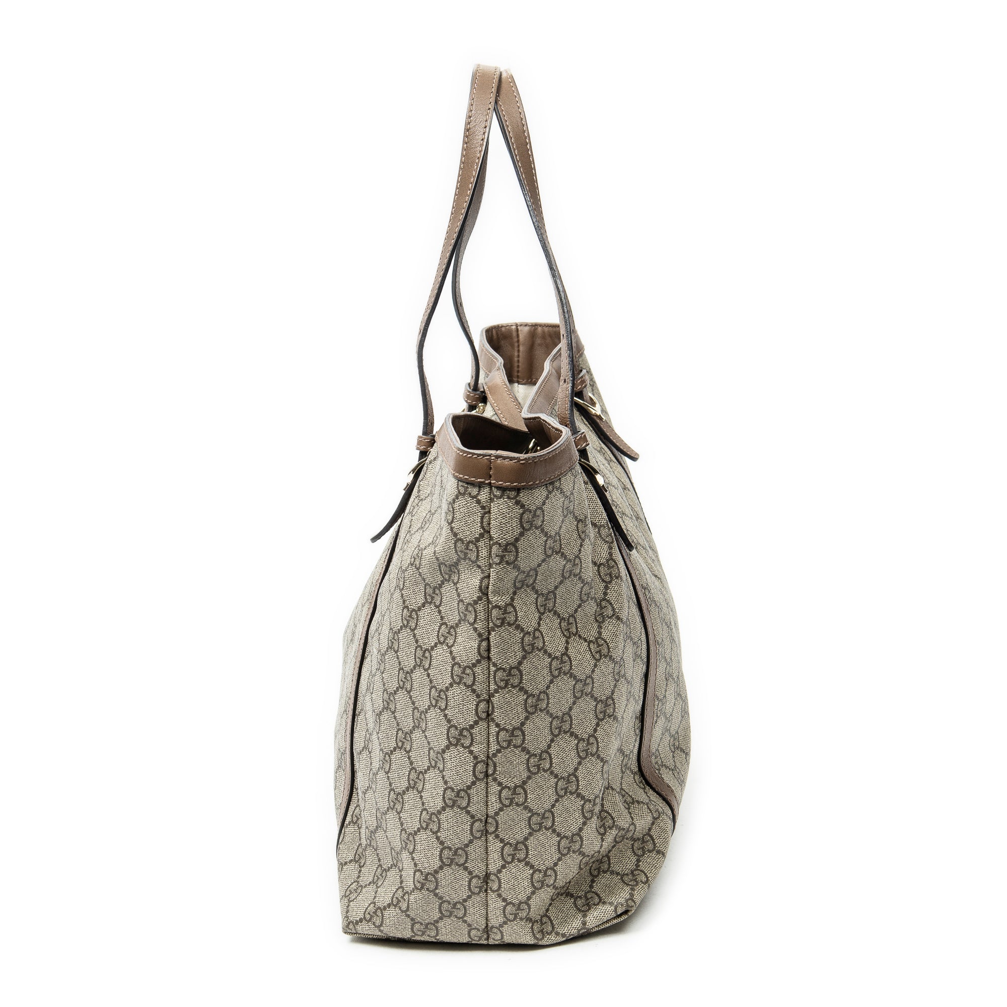 Shoulder Bag Nice Tote Beige Supreme Coated Canvas