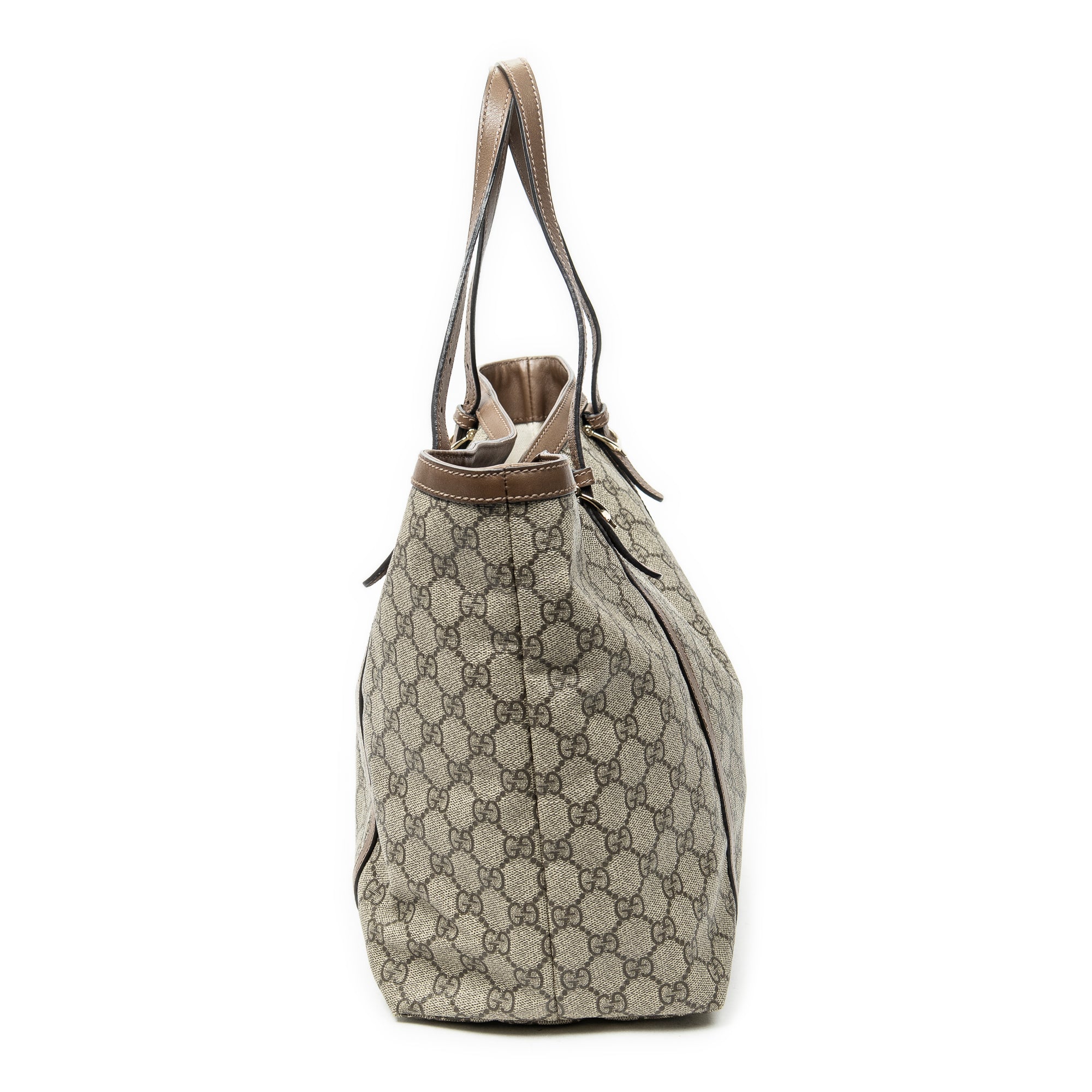 Shoulder Bag Nice Tote Beige Supreme Coated Canvas