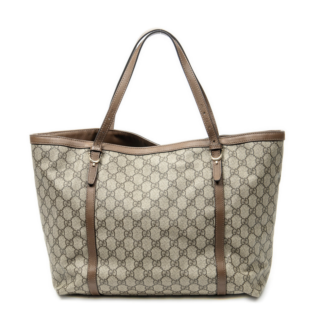 Shoulder Bag Nice Tote Beige Supreme Coated Canvas