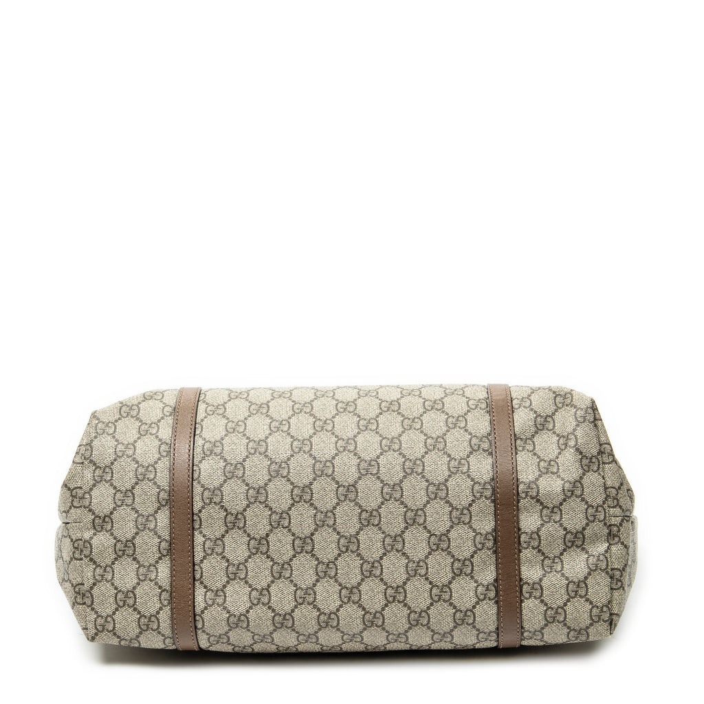 Shoulder Bag Nice Tote Beige Supreme Coated Canvas
