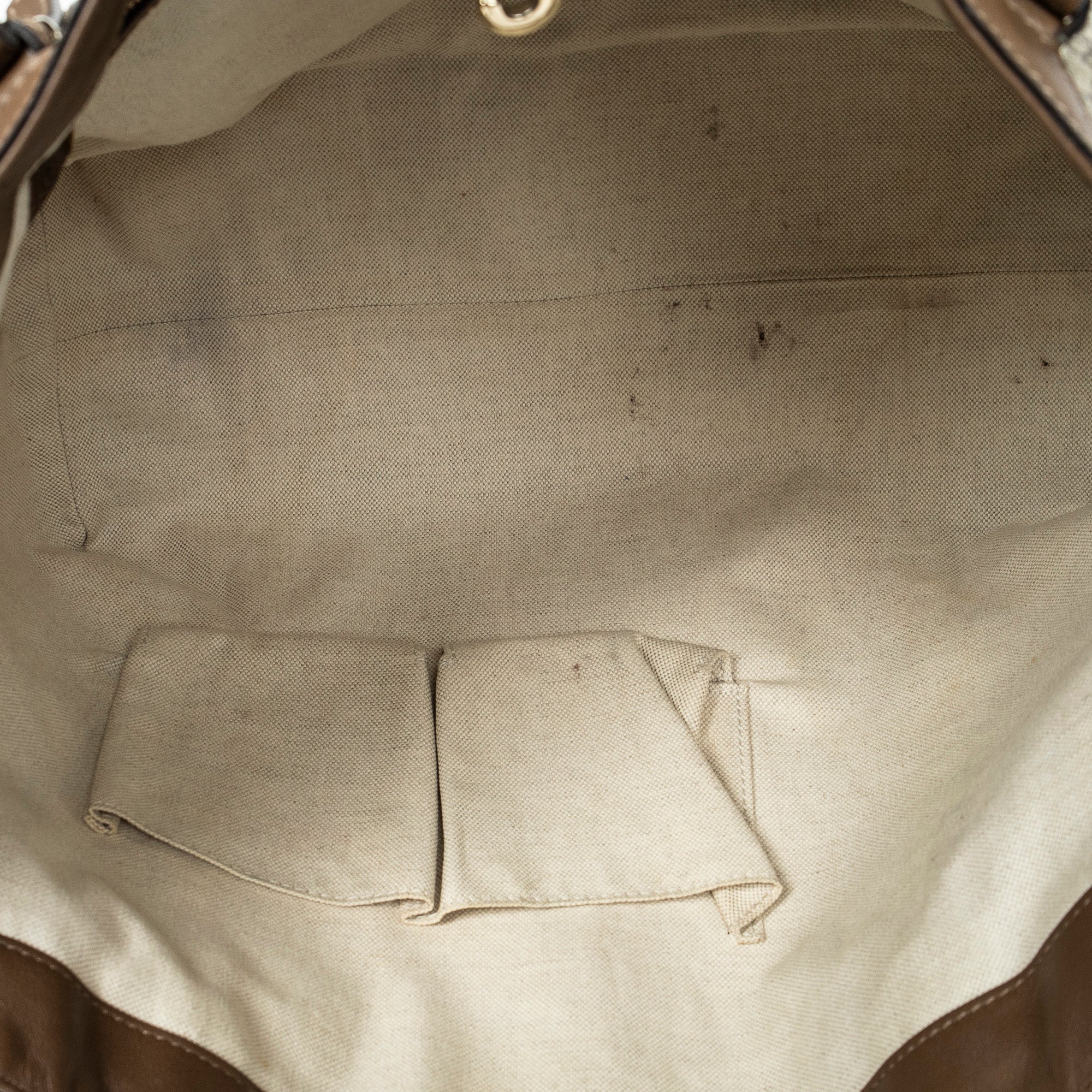 Shoulder Bag Nice Tote Beige Supreme Coated Canvas