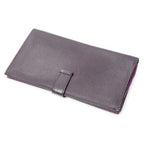 Wallet Bearn Wallet Raisin Epsom Leather