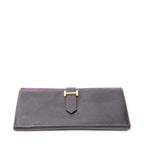 Wallet Bearn Wallet Raisin Epsom Leather