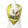 Scarf Scarf Green 100% Twill Silk