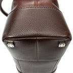 Handbag Vintage Anagram Tote Brown Calfskin Leather